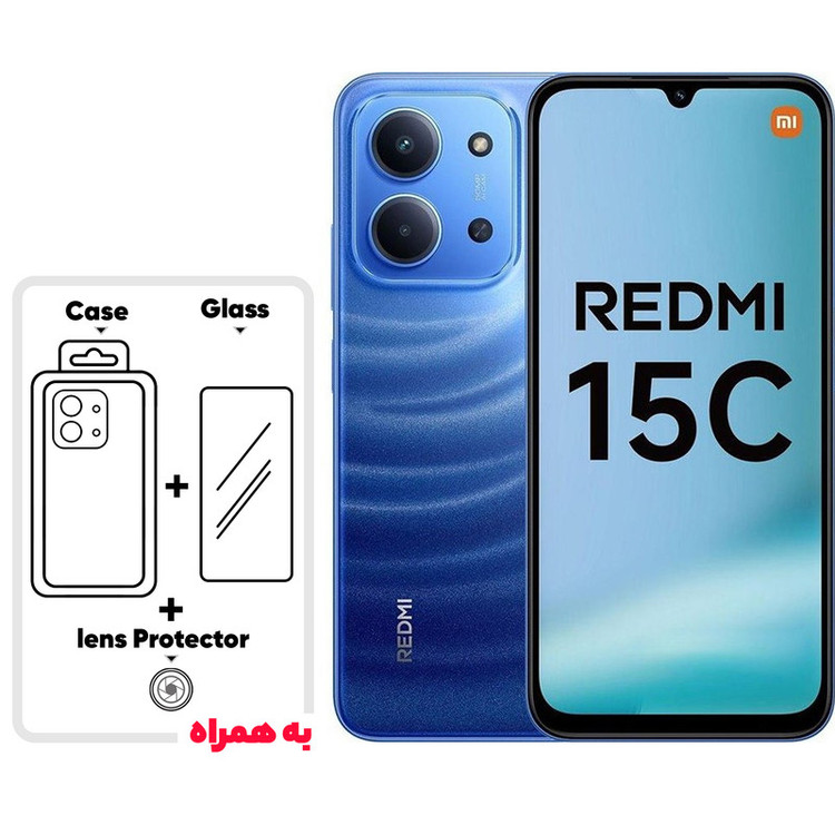 گوشی موبایل شیائومی مدل Redmi 15C 4G دو سیم کارت ظرفیت 256 گیگابایت و رم 8 گیگابایت