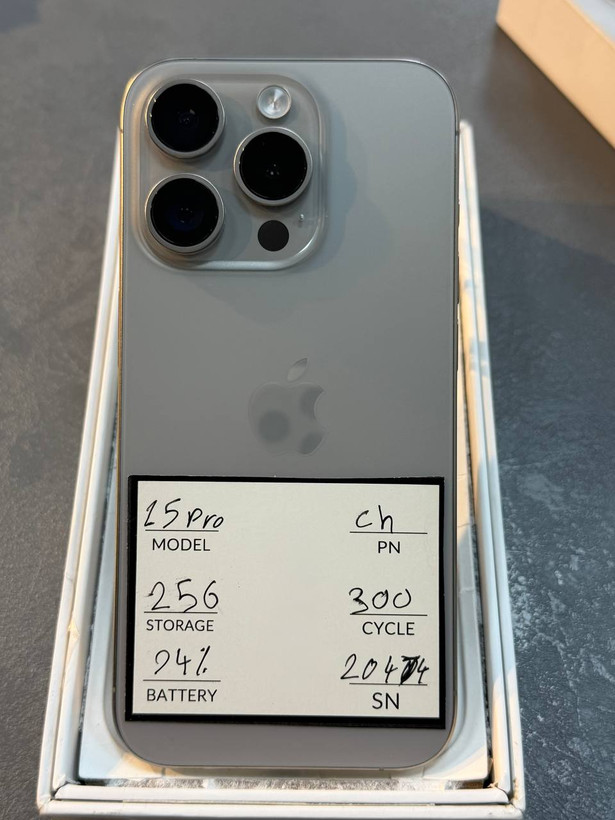 گوشی موبایل اپل - استوک - مدل iphone 15 Pro حافظه 256 گیگ