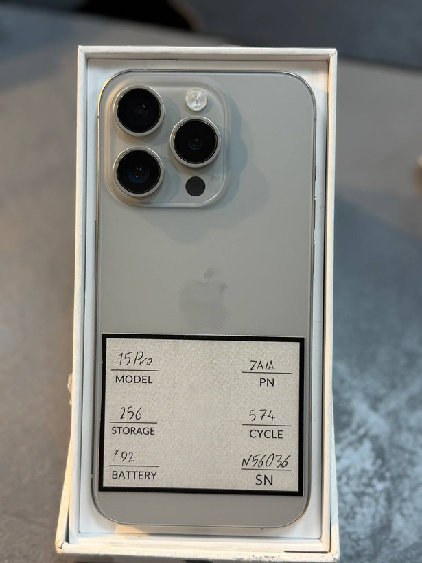 گوشی موبایل اپل - استوک - مدل iphone 15 Pro حافظه 256 گیگ