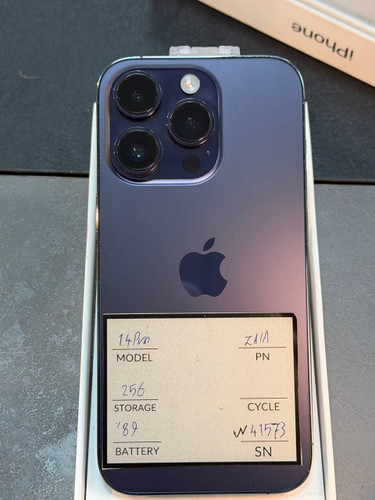 گوشی موبایل اپل - استوک - مدل iphone 14 Pro حافظه 256 گیگ - سلامت باتری 89