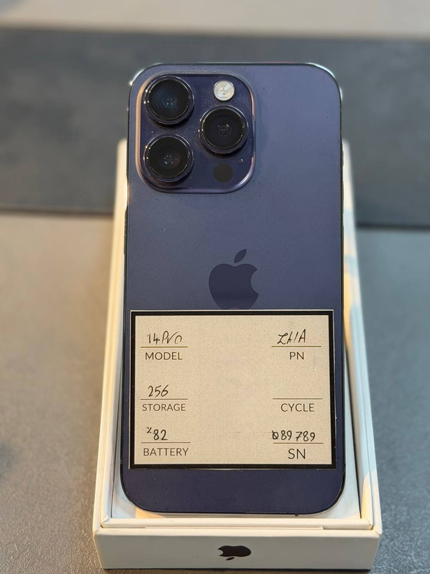 گوشی موبایل اپل - استوک - مدل iphone 14 Pro حافظه 256 گیگ - سلامت باتری 82