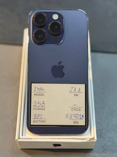 گوشی موبایل اپل - استوک - مدل iphone 14 Pro حافظه 256 گیگ - سلامت باتری 80