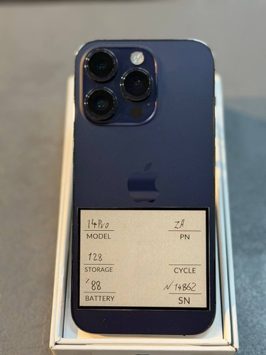 گوشی موبایل اپل - استوک - مدل iphone 14 Pro حافظه 128 گیگ - سلامت باتری 88