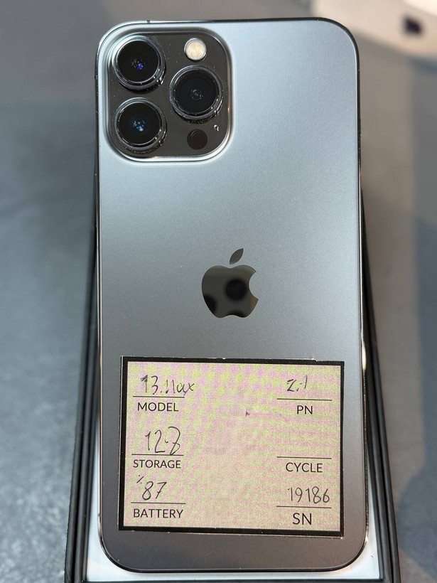 گوشی موبایل اپل - استوک - مدل iphone 13 Pro Max حافظه 128 گیگ - سلامت باتری 87