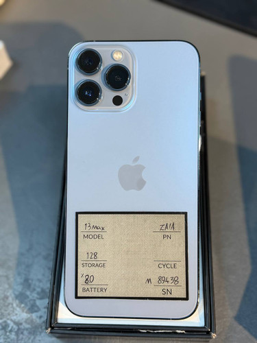 گوشی موبایل اپل - استوک - مدل iphone 13 Pro Max حافظه 128 گیگ - سلامت باتری 80