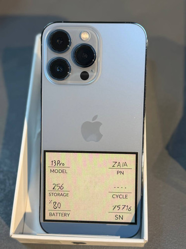گوشی موبایل اپل - استوک - مدل iphone 13 Pro حافظه 256 گیگ - سلامت باتری 80