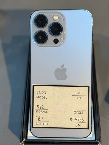 گوشی موبایل اپل - استوک - مدل iphone 13 Pro حافظه 512 گیگ - سلامت باتری 89