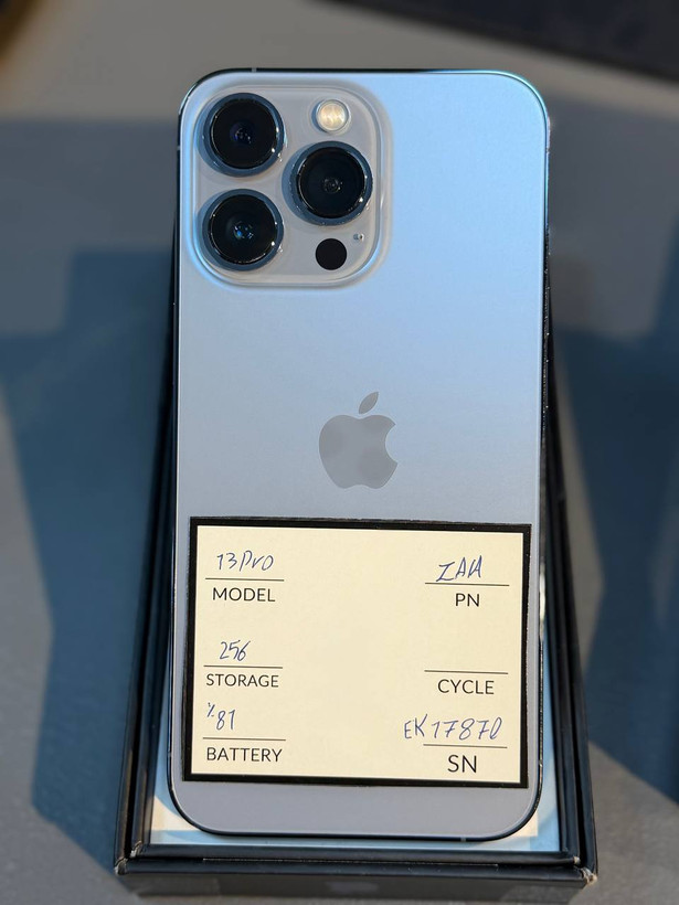گوشی موبایل اپل - استوک - مدل iphone 13 Pro حافظه 256 گیگ - سلامت باتری 81