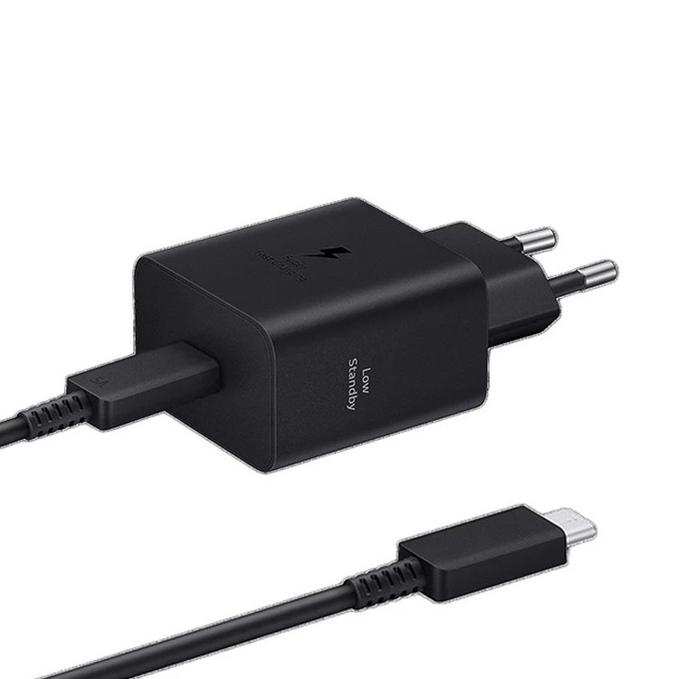 شارژر 45 وات سامسونگ مدل EP-T4511 Low Standby به همراه کابل USB-C به طول 1.8 متر گارانتی 18 ماهه یکتا