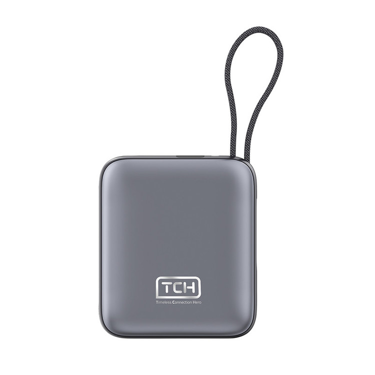 پاوربانک 22.5 وات تی سی اچ مدل Mini 1020 ظرفیت 10000 میلیآمپرساعت به همراه کابل تبدیل USB-C به لایتنینگ