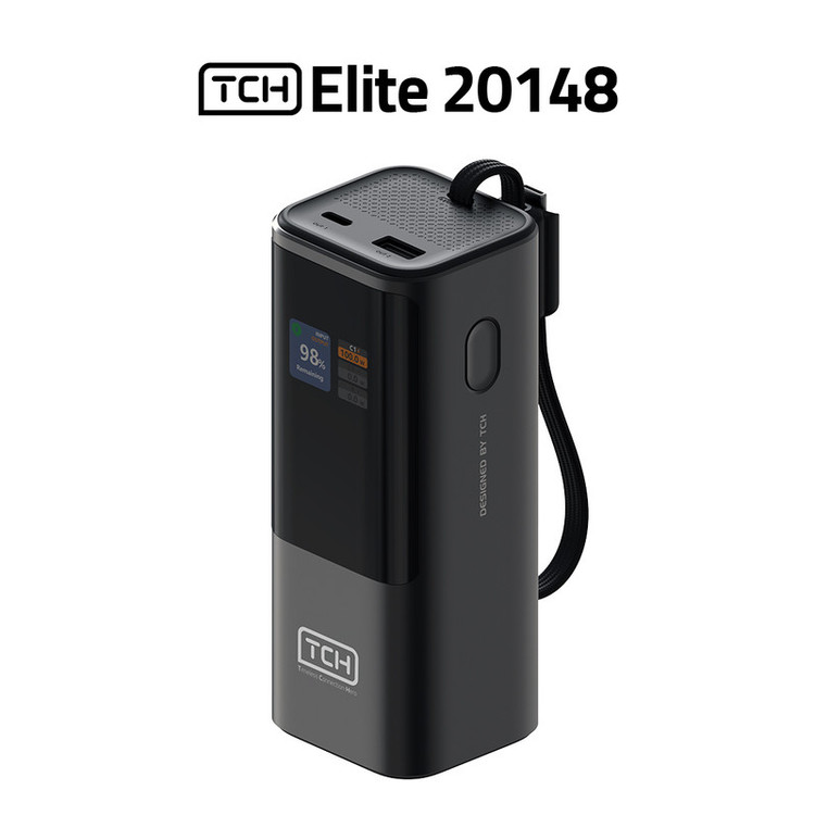 پاوربانک 148 وات تی سی اچ مدل Elite 20148 ظرفیت 20000 میلیآمپرساعت